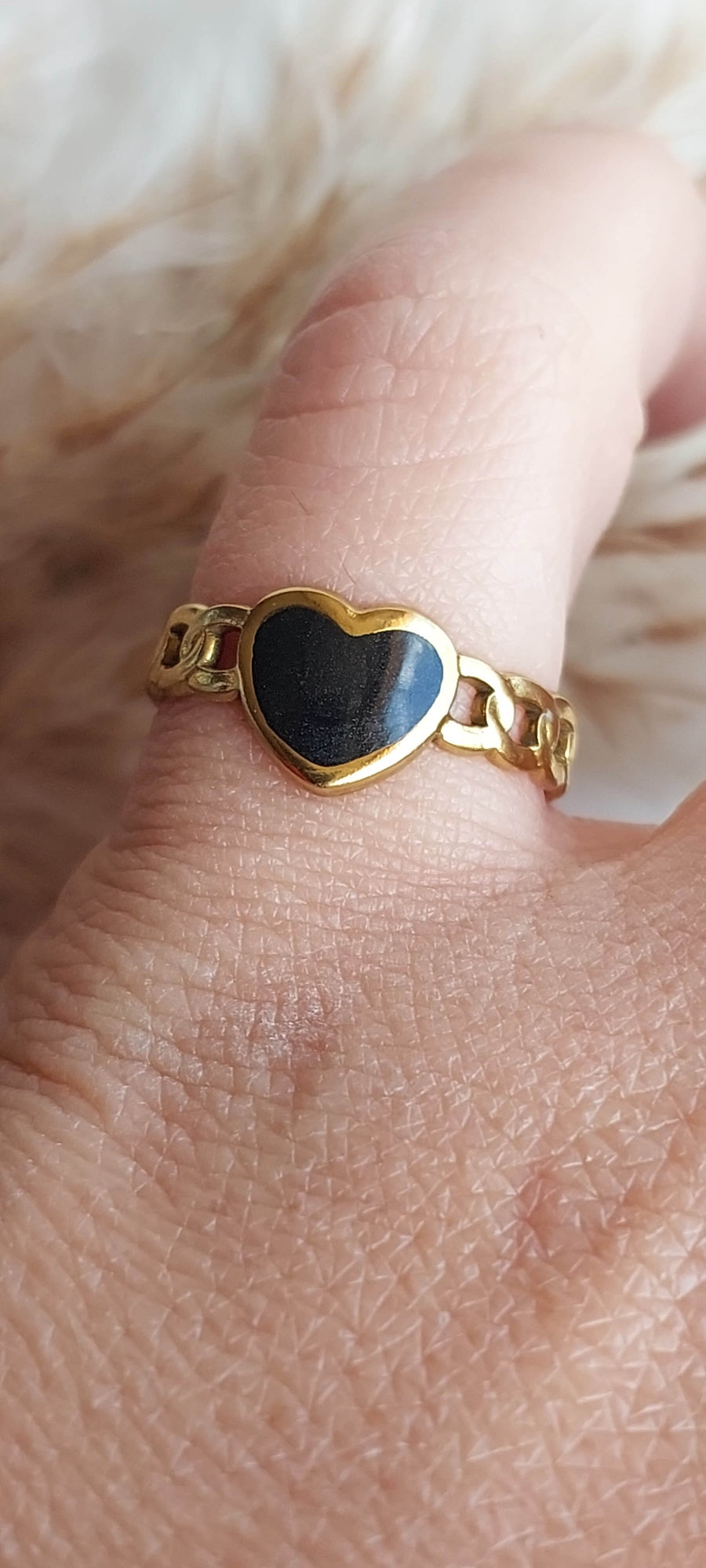 Black Heart Ring