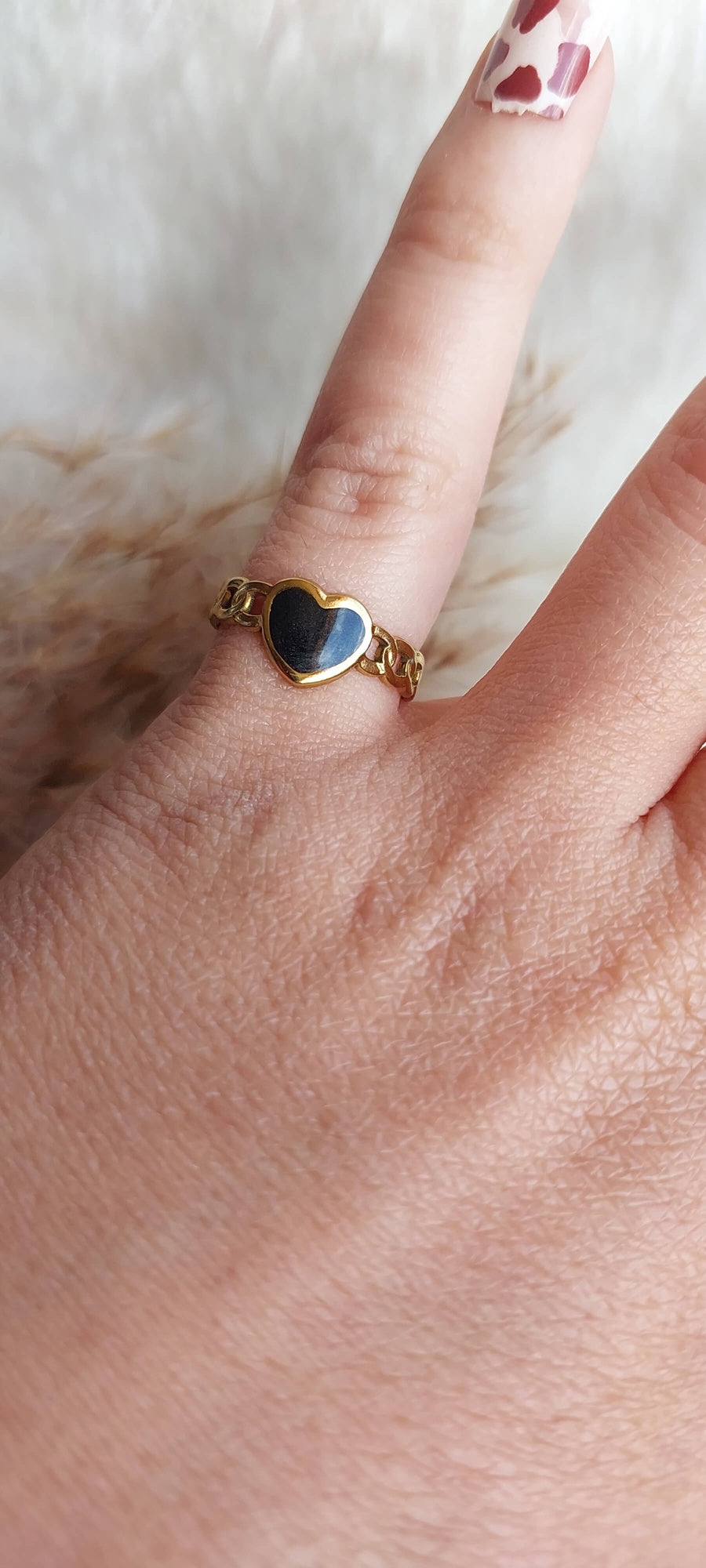 Black Heart Ring